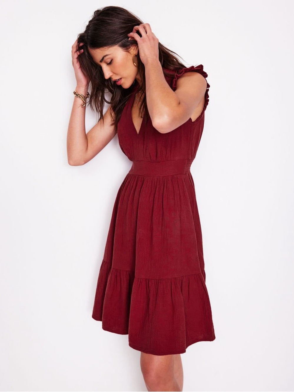 Boden Wren Double Cloth Short Dress